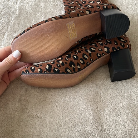 SILENT D Anthropologie Leopard Knit Sock Boots - Picture 5 of 12